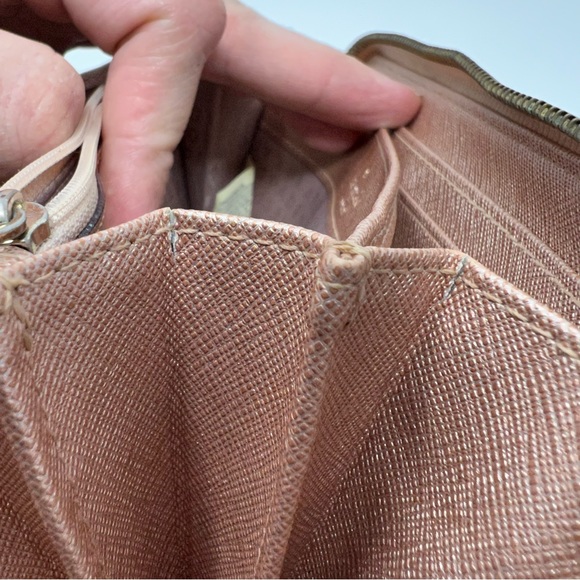 Kate Spade Laurel Way Neda Rose Gold Saffiano Leather Zip Around Wallet - Picture 9 of 12